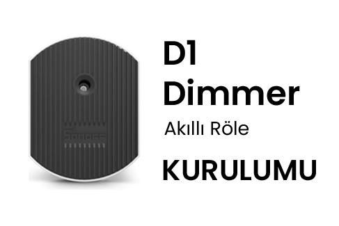 D1 Dimmer Akıllı Röle Kurulumu
