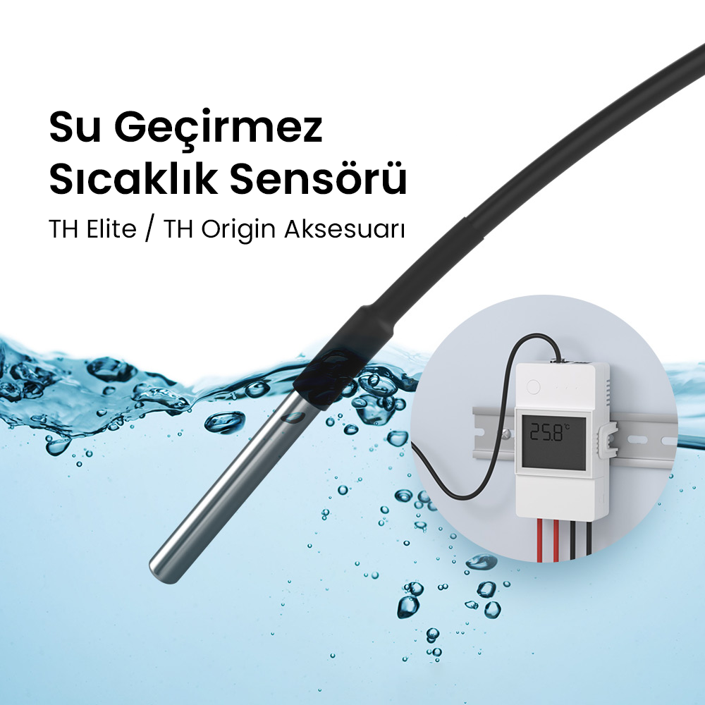 DS18B20 Su Geçirmez Sıcaklı Sensörü