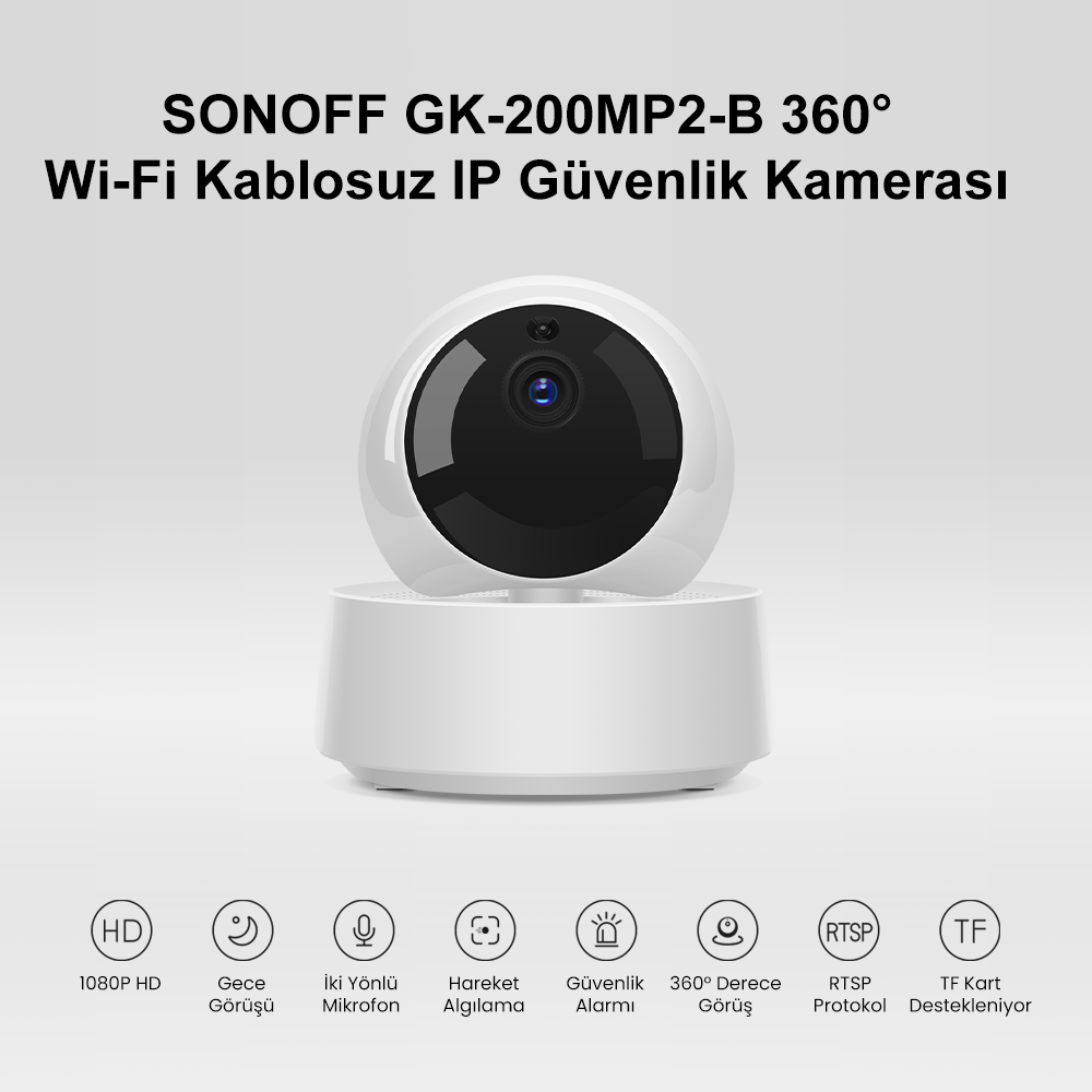 GK-200MP2-B Akıllı Kamera 360 Derece