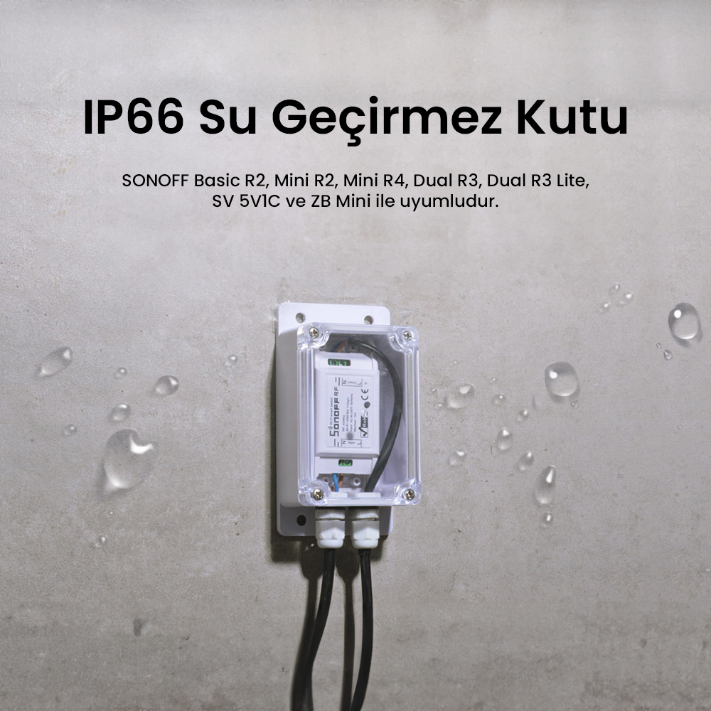 IP66 Su Geçirmez Kutu
