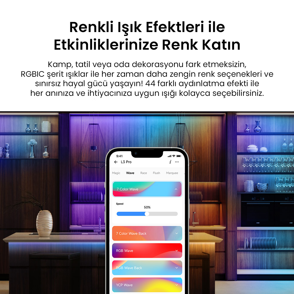 L3 Pro RGB Akıllı Şerit Led