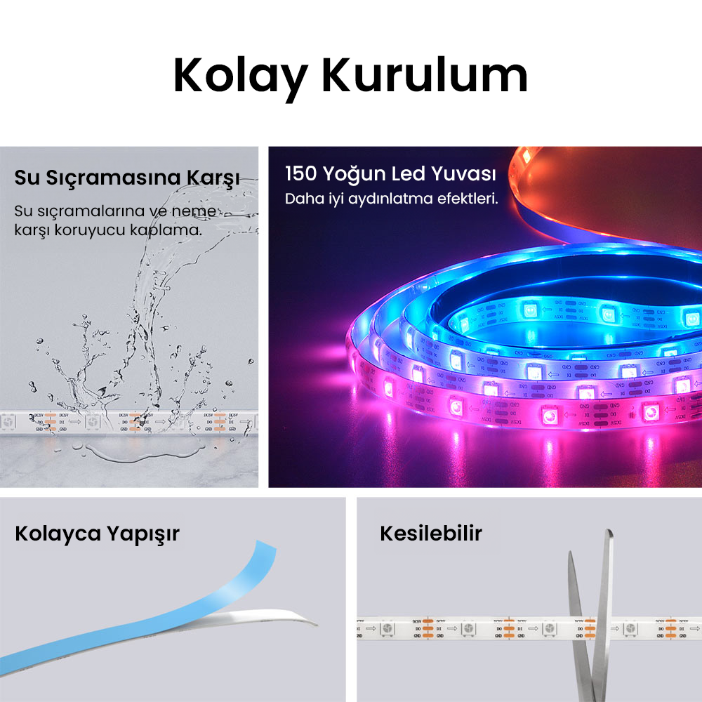 L3 Pro RGB Akıllı Şerit Led