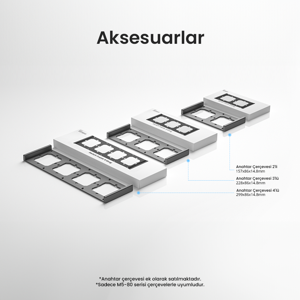 M5-2C-80 Akıllı Duvar Anahtarı