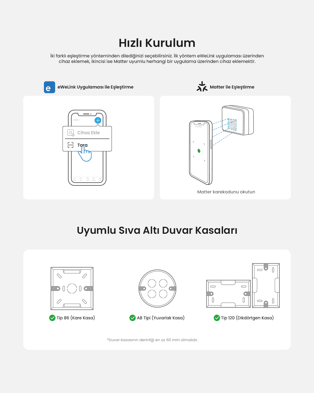 SONOFF Matter Dimmer Akıllı Röle