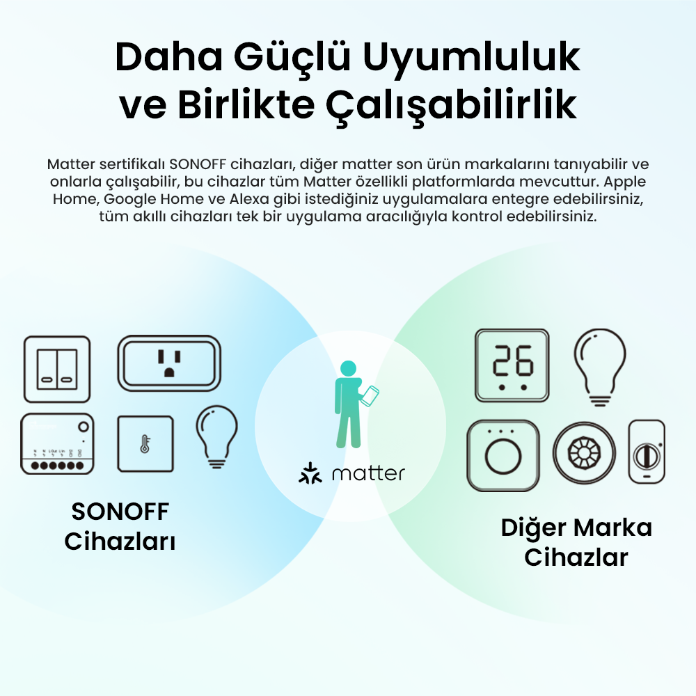 Sonoff Mini R4 Matter Akıllı Röle