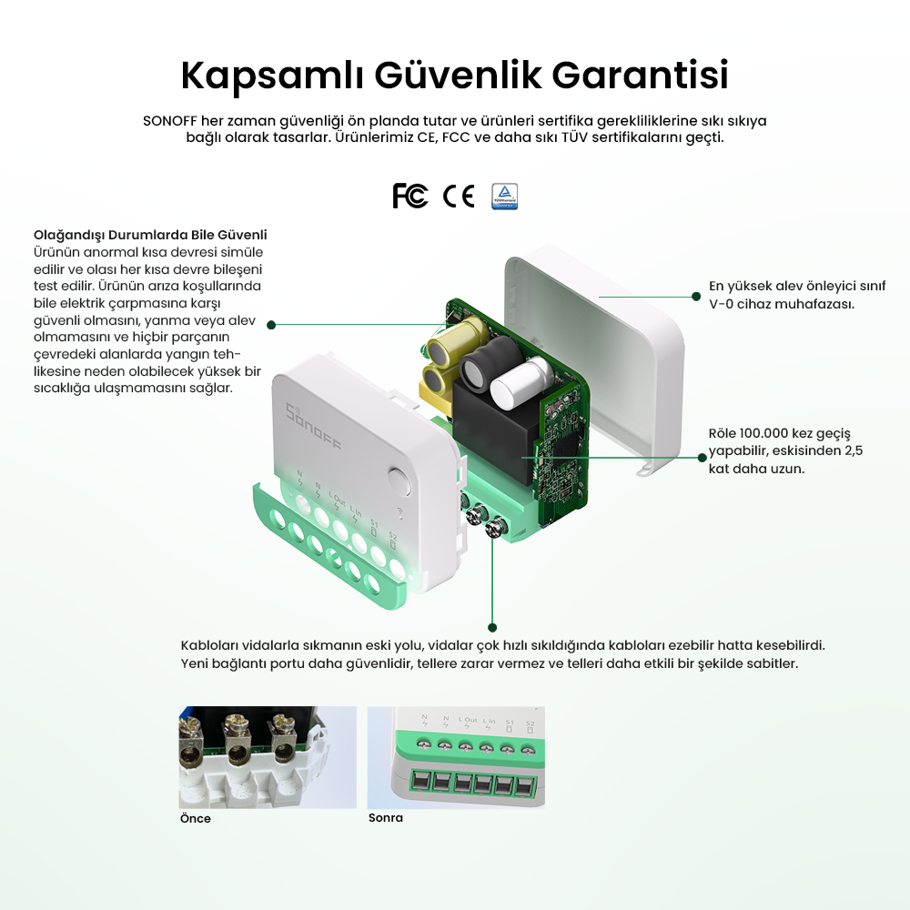 Sonoff Mini R4 Matter Akıllı Röle