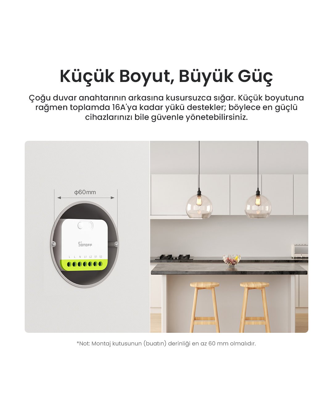 SONOFF Mini-ZB2GS Duo ZigBee 2 Kanallı Akıllı Röle