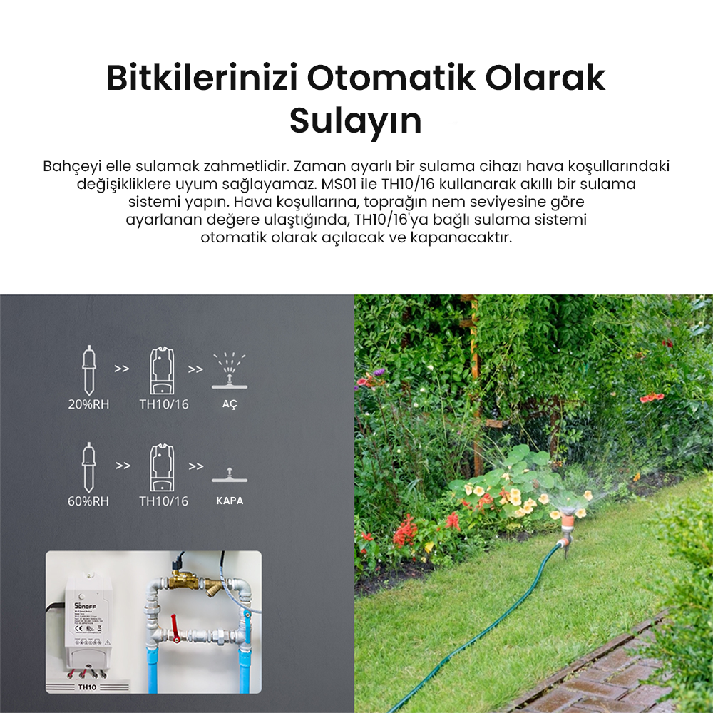MS01 Akıllı Toprak Nem Sensörü