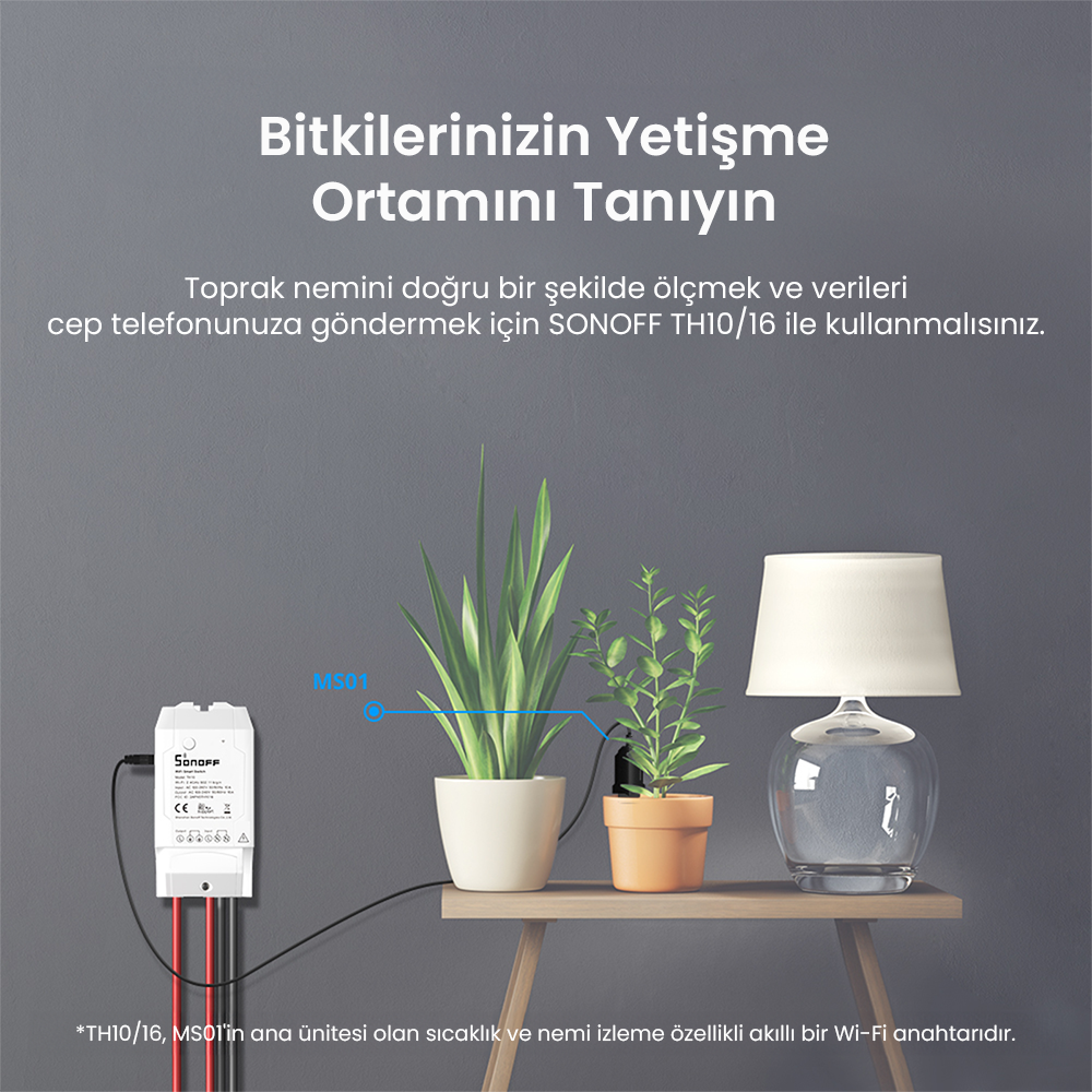 MS01 Akıllı Toprak Nem Sensörü