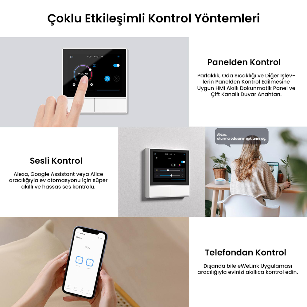 NS Panel Beyaz Merkezi Kontrol Paneli
