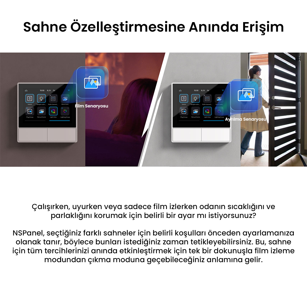 NS Panel Beyaz Merkezi Kontrol Paneli