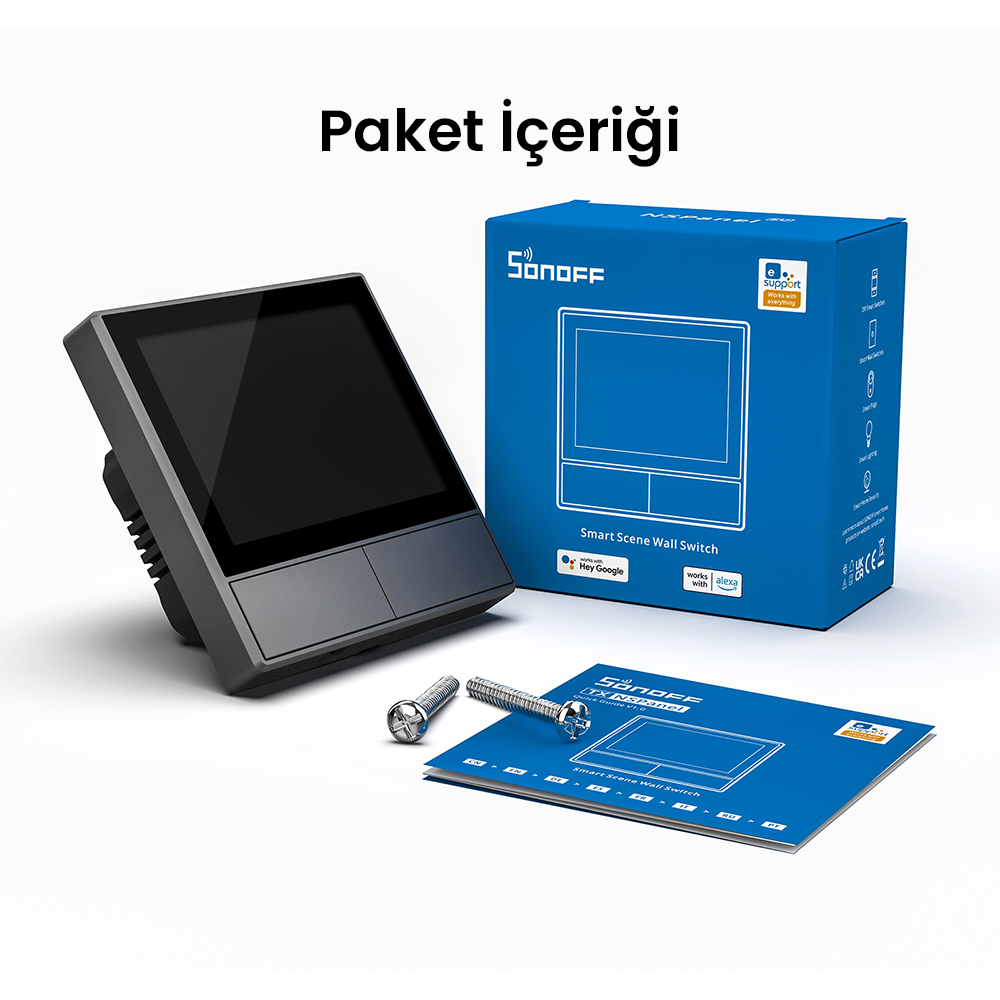 NS Panel Siyah Merkezi Kontrol Paneli