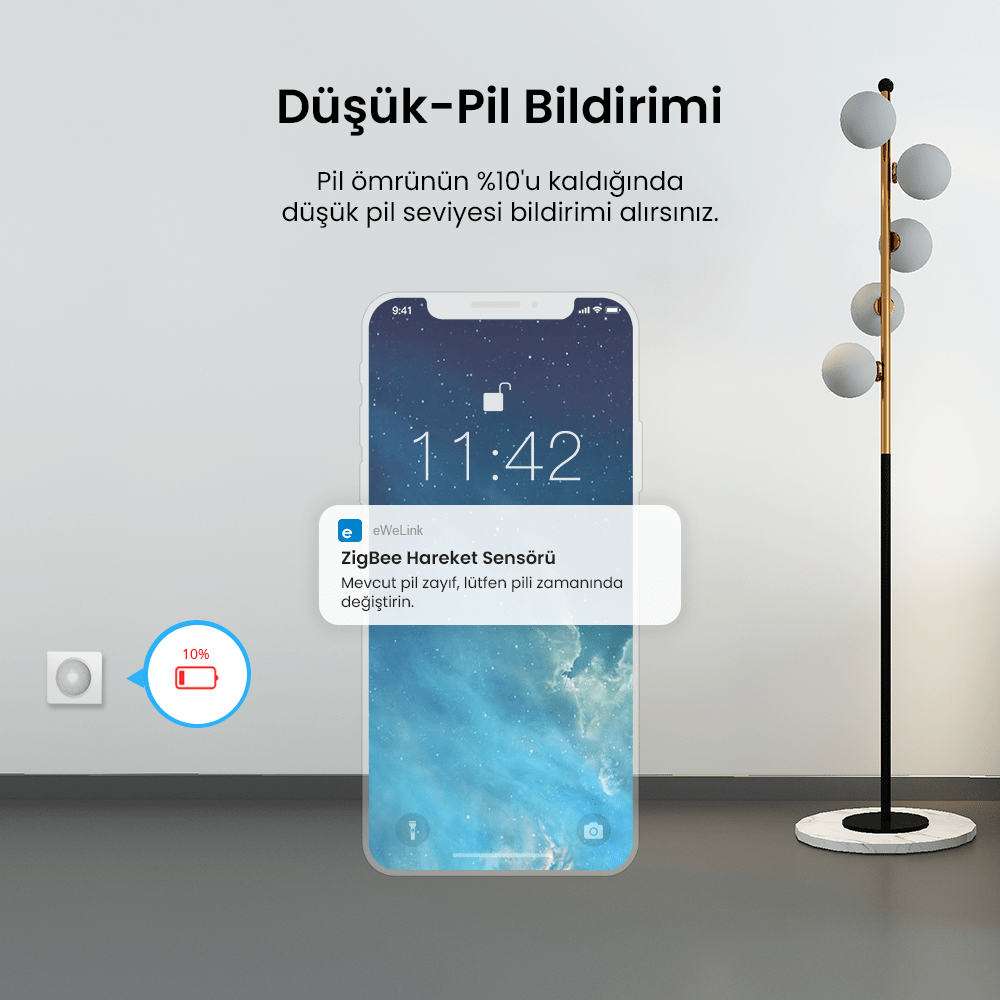 SNZB-03P ZigBee Akıllı Hareket Sensörü