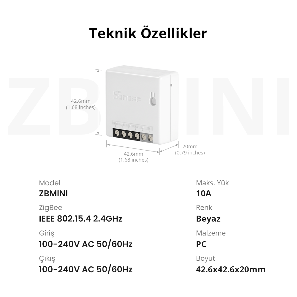 SONOFF Mini R2 ZigBee Akıllı Röle