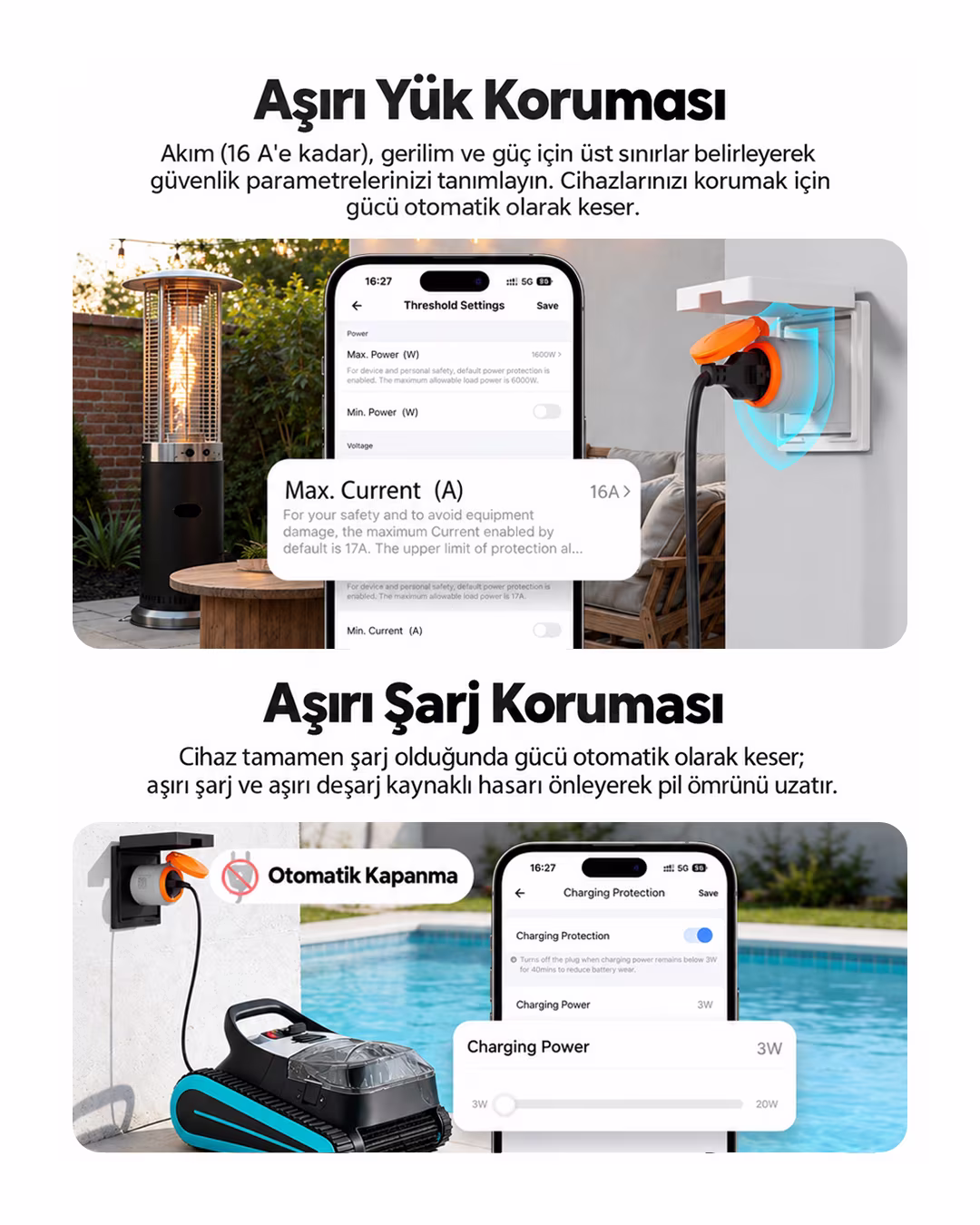 SONOFF S61s Dış Mekan Matter Akıllı Priz