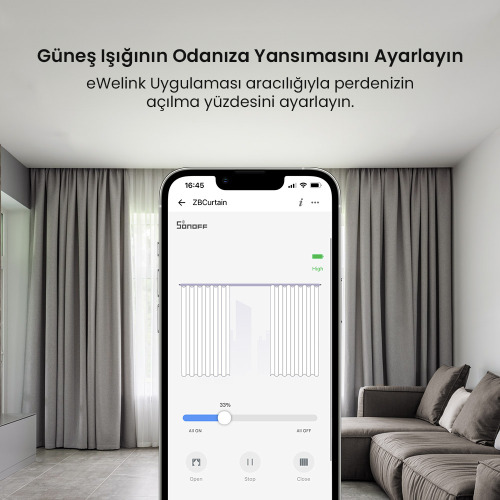 SONOFF Zigbee Akıllı Perde Motoru