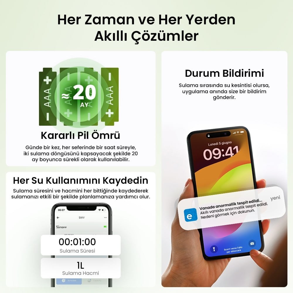 SONOFF ZigBee Akıllı Su Vanası