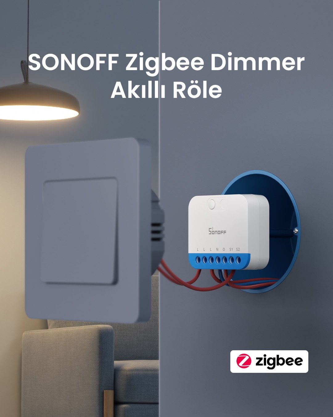 SONOFF Zigbee Dimmer Akıllı Röle | Mini-ZBDim