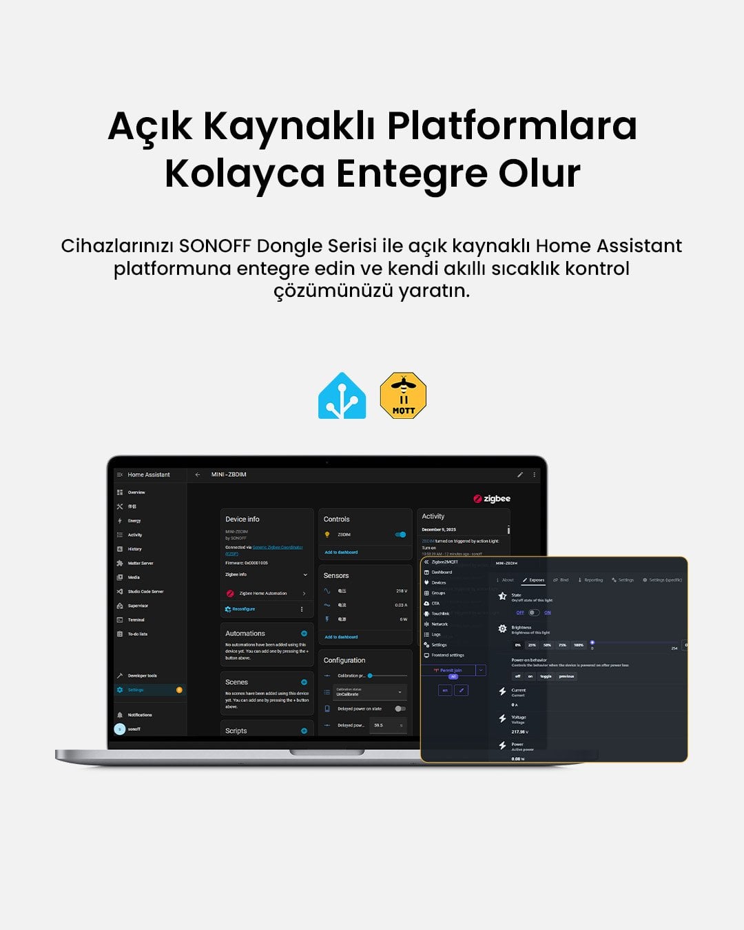 SONOFF Zigbee Dimmer Akıllı Röle | Mini-ZBDim