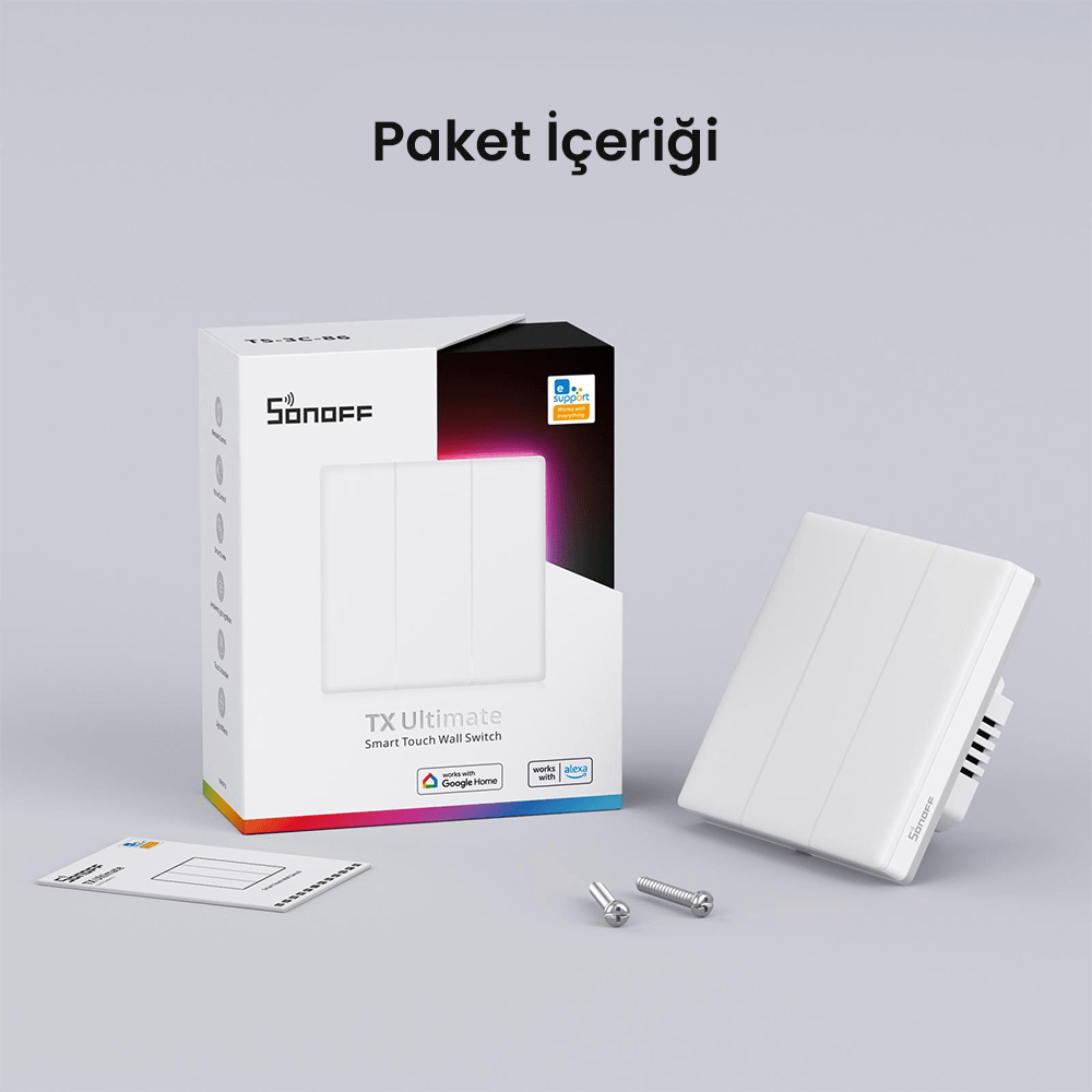 SONOFF TX Ultimate Dokunmatik Duvar Anahtarı