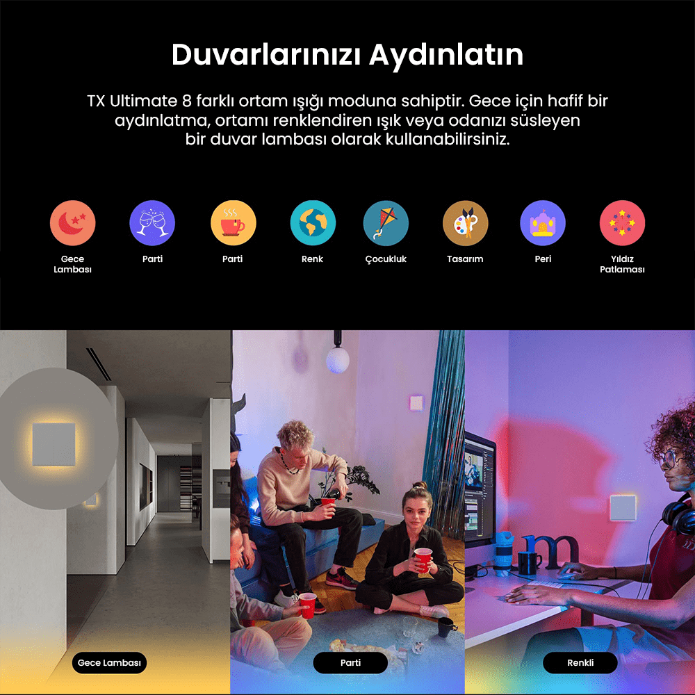 SONOFF TX Ultimate Dokunmatik Duvar Anahtarı