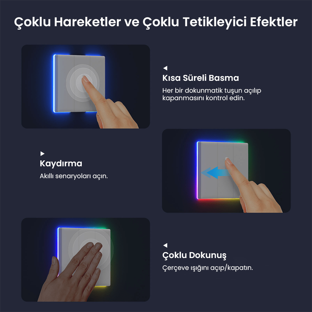 SONOFF TX Ultimate Dokunmatik Duvar Anahtarı