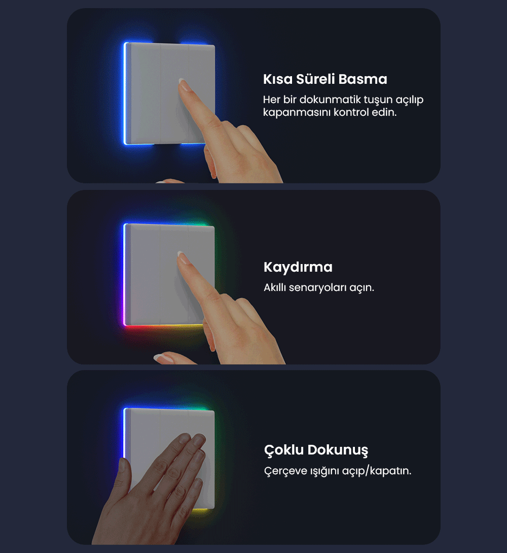SONOFF TX Ultimate Dokunmatik Duvar Anahtarı