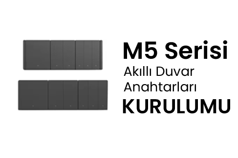 Sonoff M5 Duvar Anahtarları Serisi Kurulumu