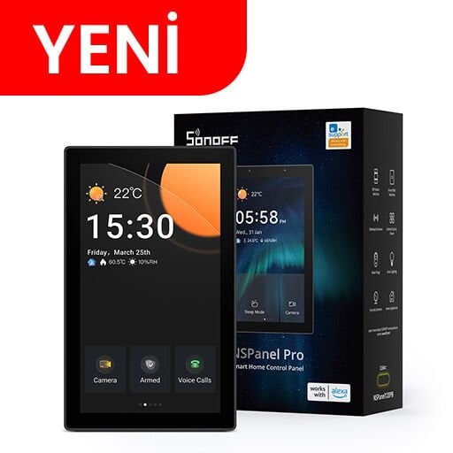 NS Panel Pro 120 Merkezi Kontrol Paneli Siyah