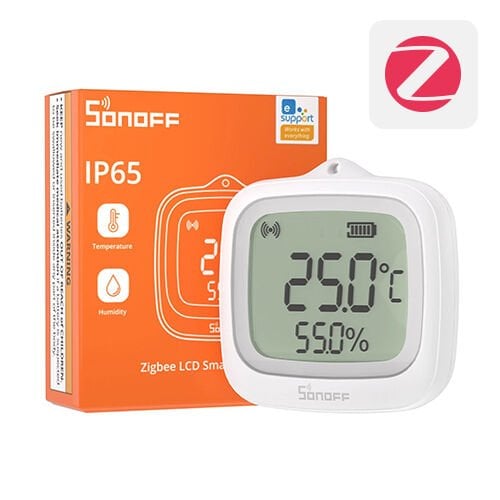 SNZB-02WD ZigBee IP65 Akıllı Sıcaklık ve Nem Sensörü