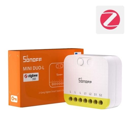 Mini-ZB2GS-L Duo Nötrsüz ZigBee 2 Kanallı Akıllı Röle