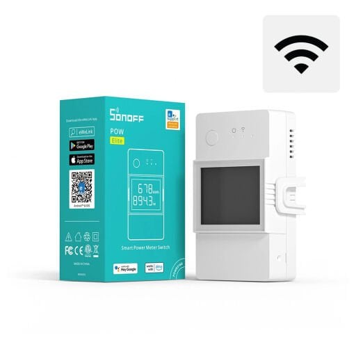 Pow R3 20A Dijital Ekranlı Akıllı Enerji Ölçer Röle