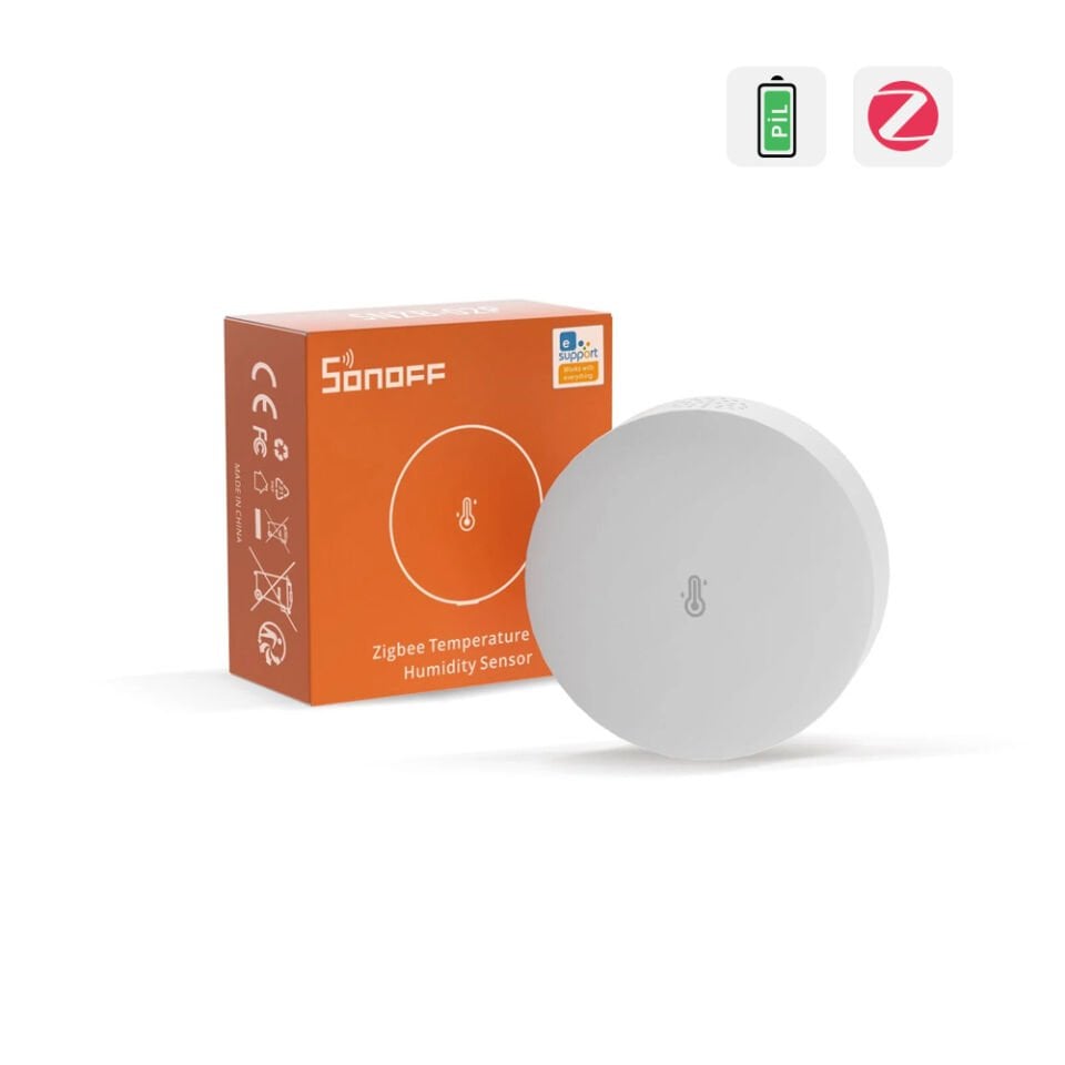 SNZB-02P ZigBee Sıcaklık ve Nem Sensörü