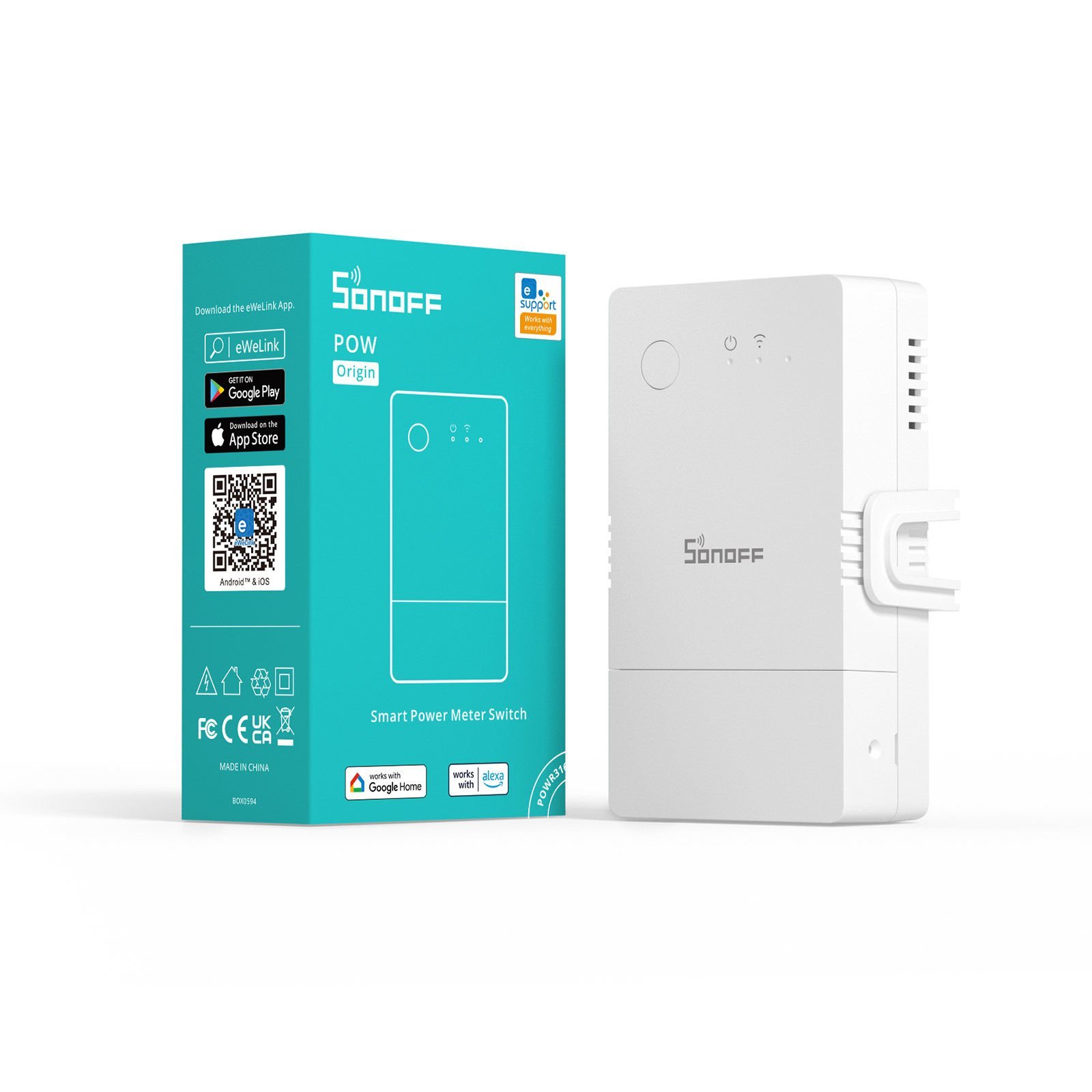 Pow R3 16A Akıllı Enerji Ölçer Röle
