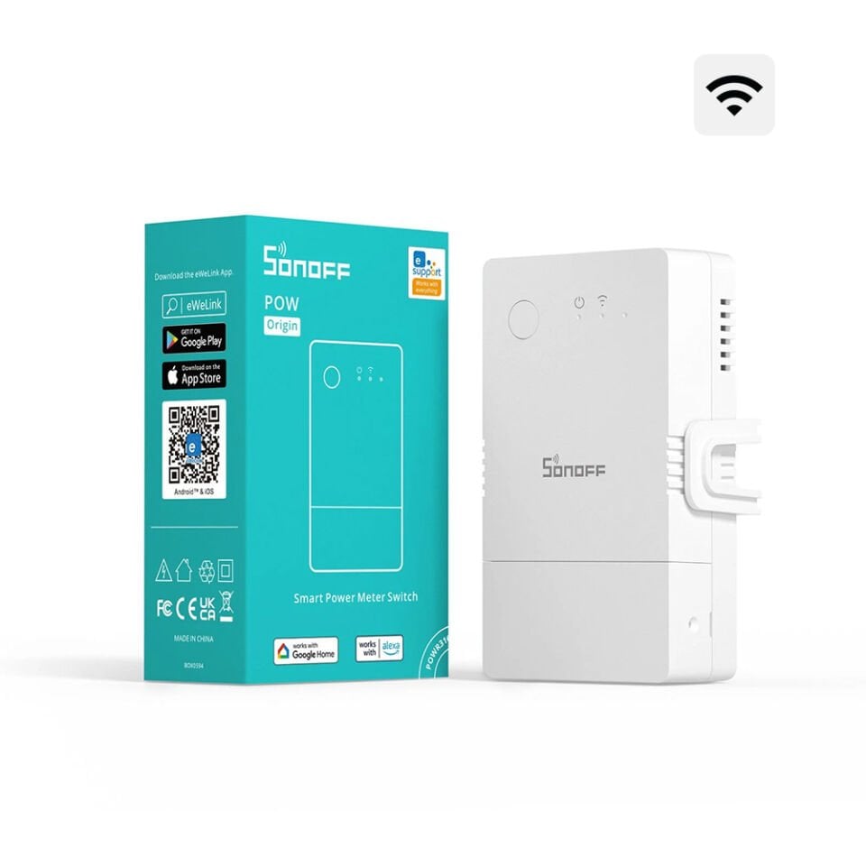 Pow R3 16A Akıllı Enerji Ölçer Röle