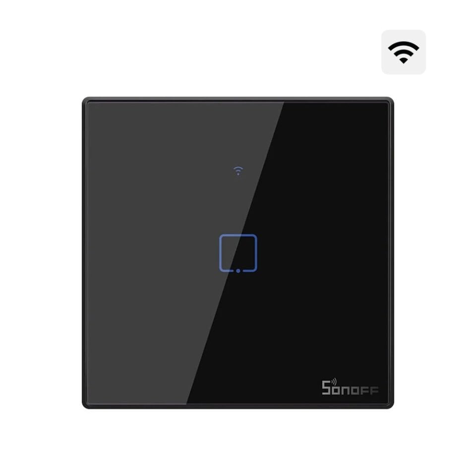 T3-EU-1C Akıllı Dokunmatik Duvar Anahtarı 1 Kanallı