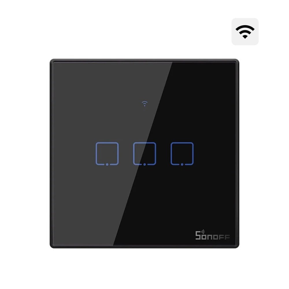 T3-EU-3C Akıllı Dokunmatik Duvar Anahtarı 3 Kanallı