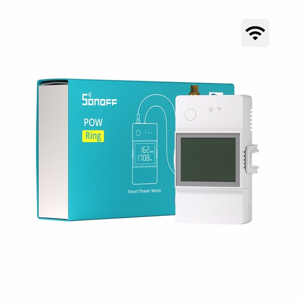 Pow Ring Dijital Ekranlı Akıllı Enerji Ölçer Röle