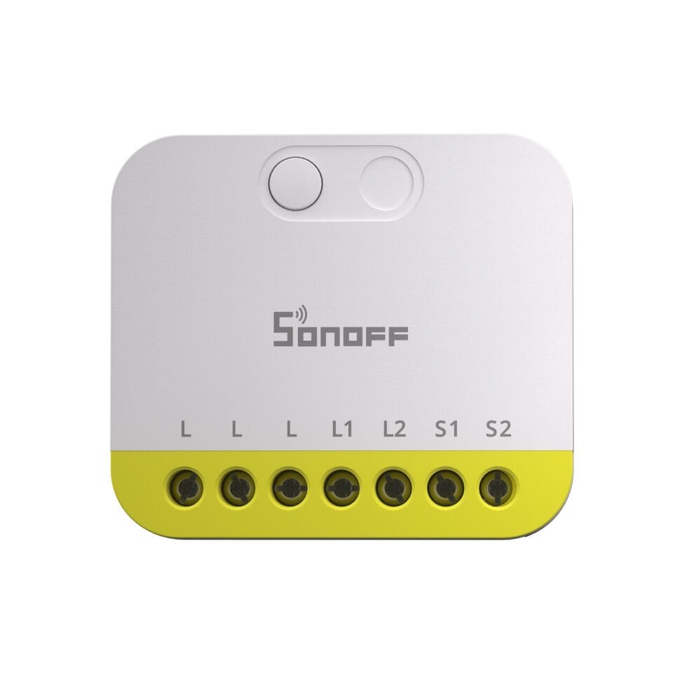 SONOFF Mini-ZB2GS-L Duo Nötrsüz ZigBee 2 Kanallı Akıllı Röle 2 Adet