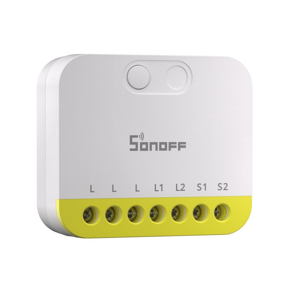 SONOFF Mini-ZB2GS-L Duo Nötrsüz ZigBee 2 Kanallı Akıllı Röle 2 Adet