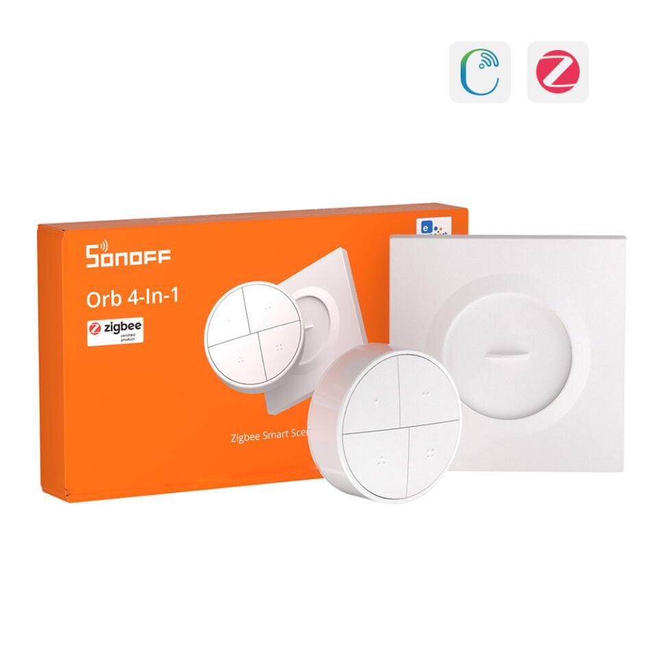 SONOFF SNZB-01M Zigbee 4 Tuşlu Kablosuz Akıllı Buton