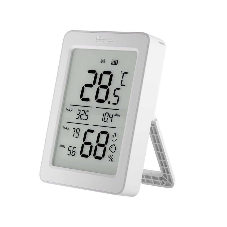 SONOFF AirGuard LCD Ekranlı Zigbee Akıllı Sıcaklık ve Nem Sensörü | SNZB-02DR2