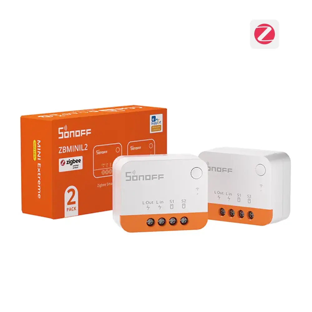 ZigBee Mini L2 Nötrsüz Akıllı Röle 2 Adet