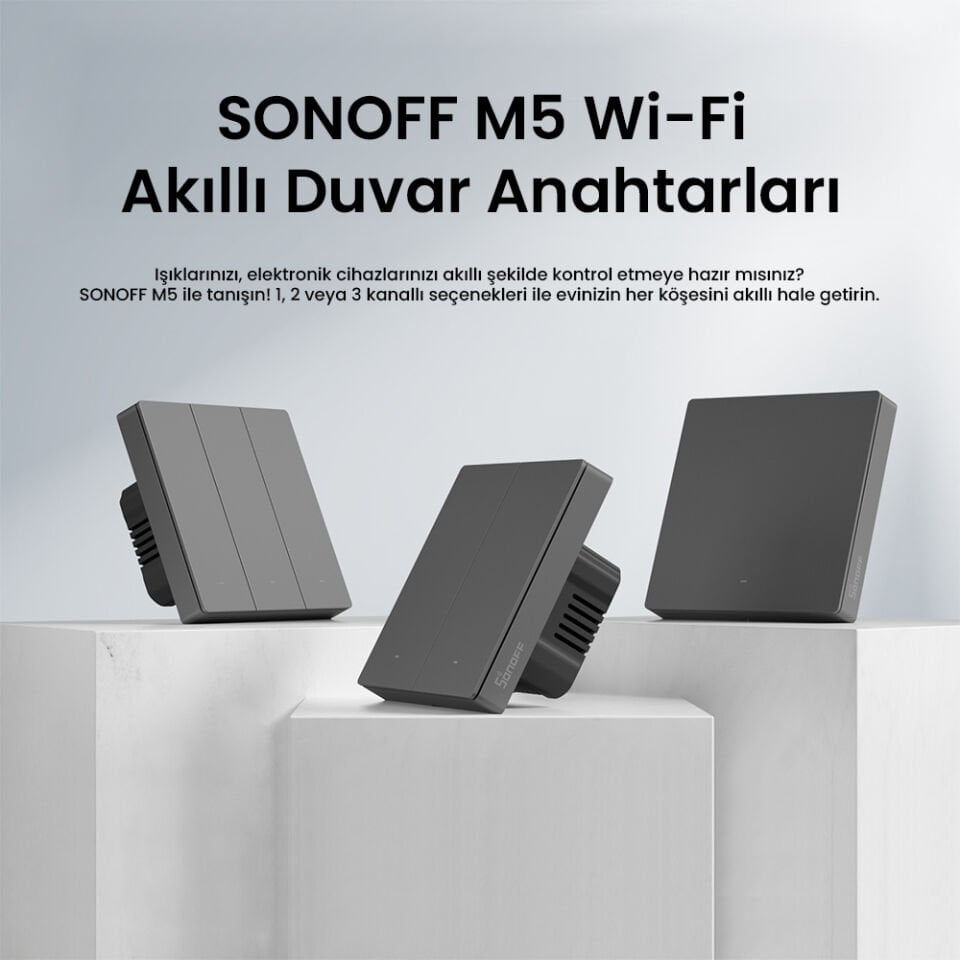 SONOFF M5 Akıllı Duvar Anahtarları