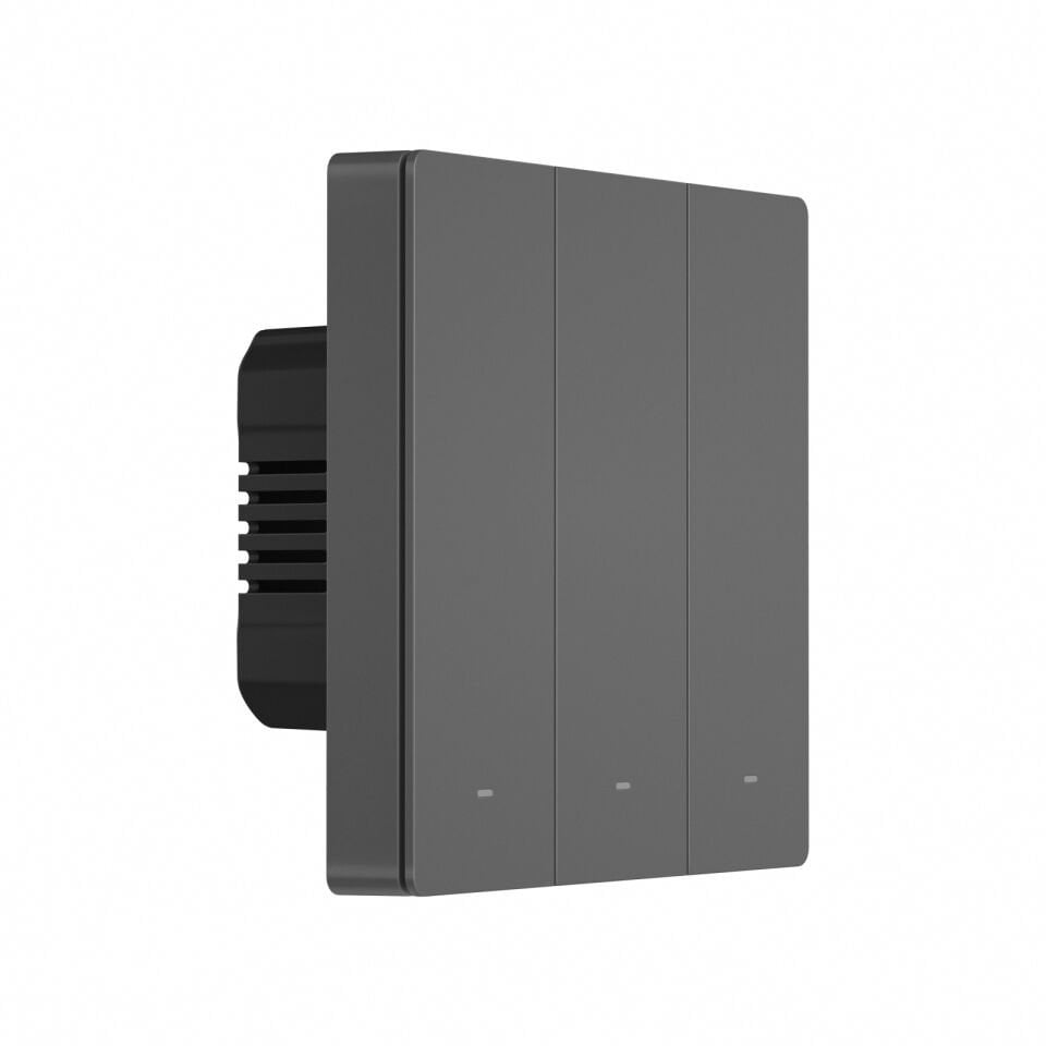 SONOFF M5 Akıllı Duvar Anahtarları Koyu Gri - 3 Kanallı - 86