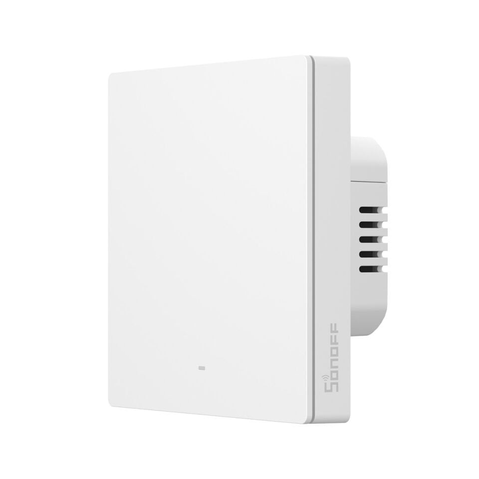 SONOFF M5 Zigbee Akıllı Duvar Anahtarları Nötr ve Nötrsüz Uyumlu Beyaz - 1 Kanallı - 86