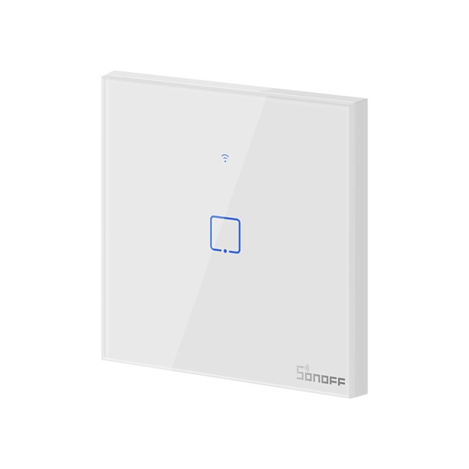 SONOFF TX Akıllı Dokunmatik Duvar Anahtarları Beyaz - 1 Kanallı - 86