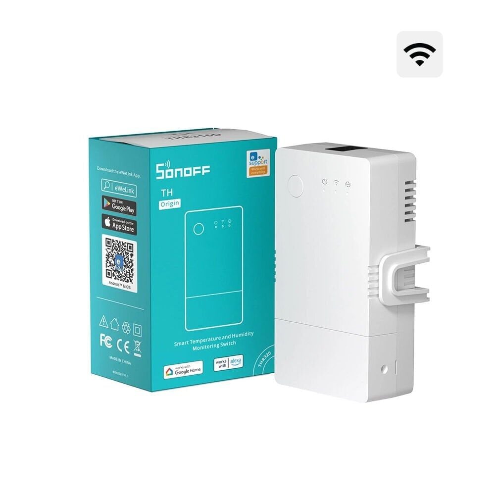 SONOFF TH Origin/Elite Akıllı Sıcaklık ve Nem Takip Rölesi 20A