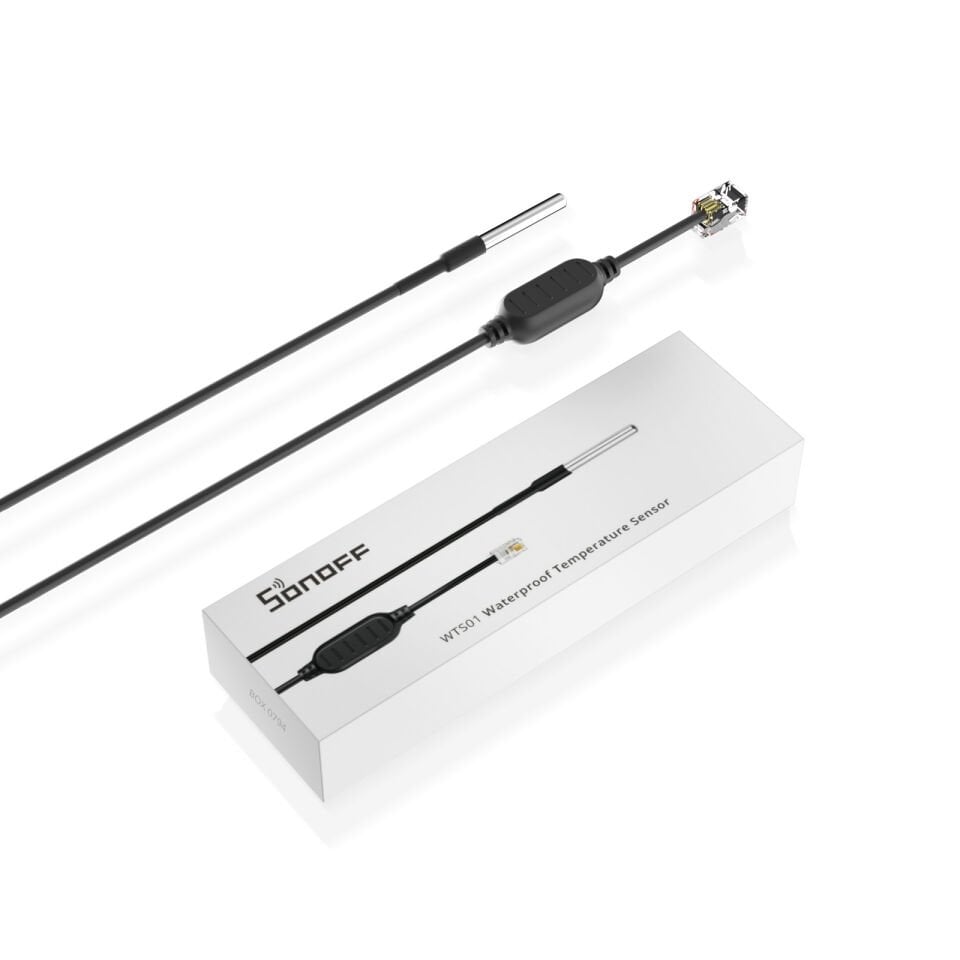 SONOFF TH Serisi Su Geçirmez Sıcaklık Sensörü | WTS01