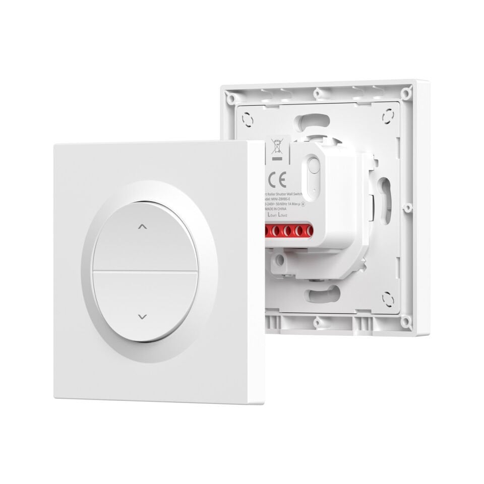SONOFF Fusion Serisi Orb-ZBRBS Zigbee Akıllı Panjur Duvar Anahtarı | Mini-ZBRBS-E